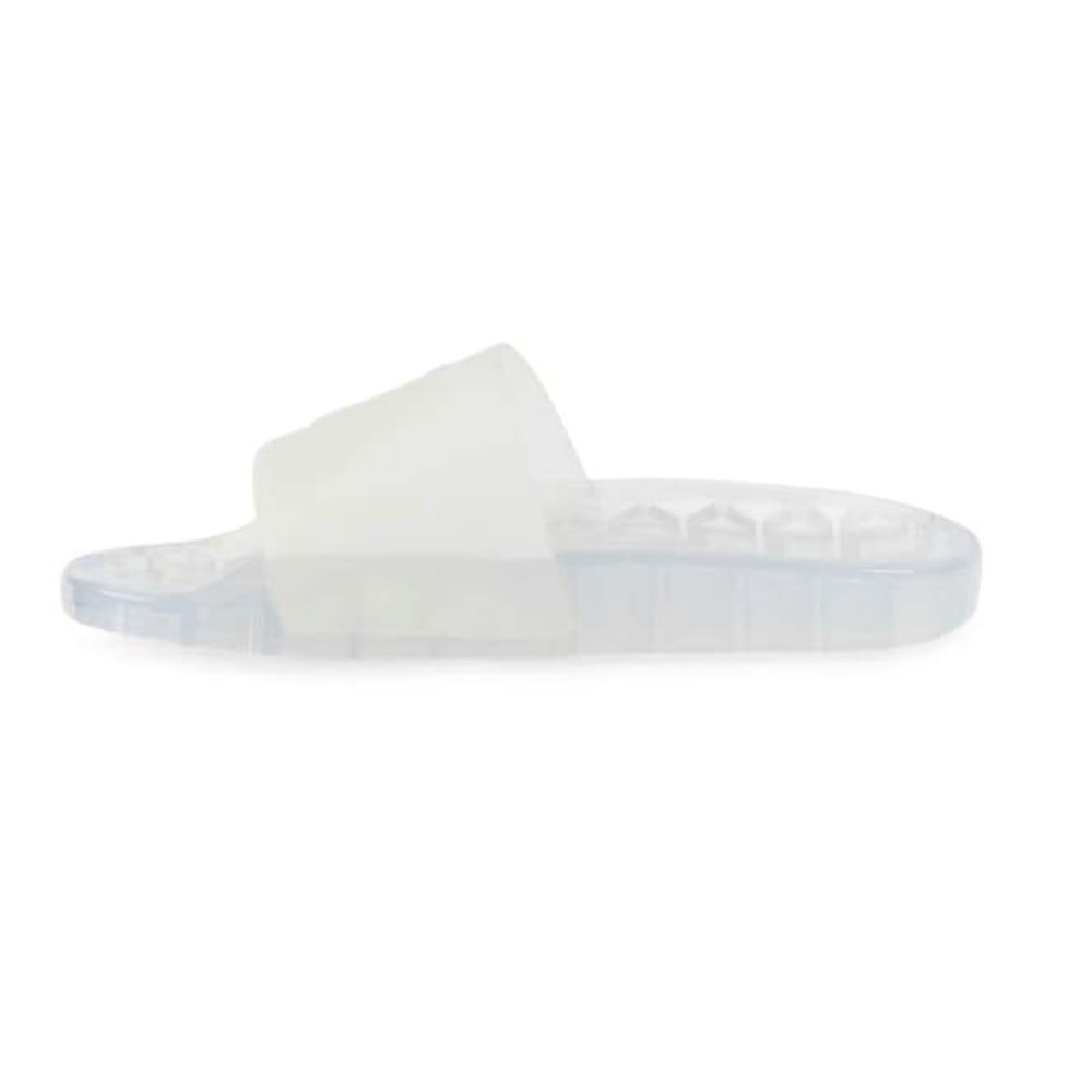 NWT Karl Lagerfeld Taylin clear monogramm pool slides new NIB SZ 8 Paris